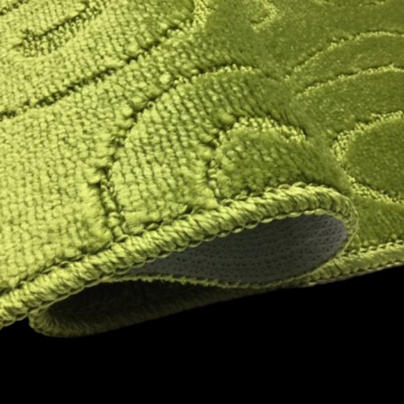 Scroll 18X30'' Accent Rug Non-Slip Green - Picture 7 of 9